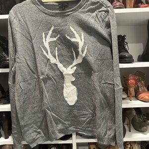 The Limited Charcoal Knit Top